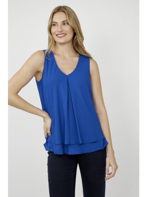 Frank Lyman Királykék Melina Muszlin Felső