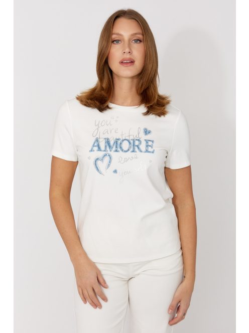 Frank Lyman Fehér Amore Felső