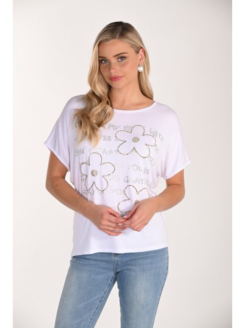 Frank Lyman Fehér Garden Felső