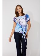 Frank Lyman Fehér-Kék Mintás Zulu Felső