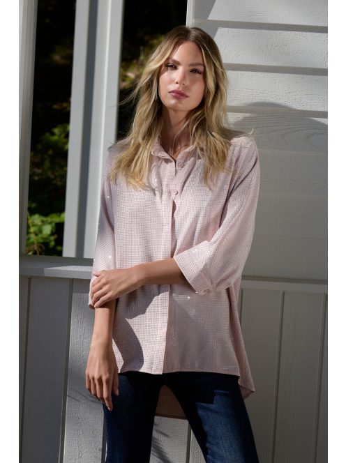 Frank Lyman Rózsaszín Ezüst Köves Vera Ing-M