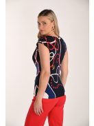 Frank Lyman Kék-Piros Matróz Mintás Felső