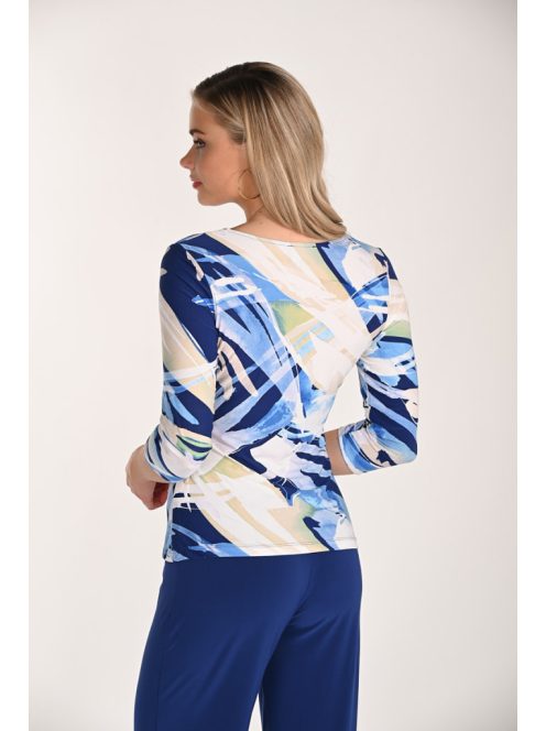 Frank Lyman Kék-Mintás Oti Felső