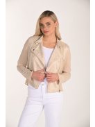 Frank Lyman Beige-Mintás Zippes Kabát-Blúz