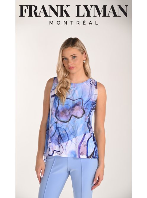 Frank Lyman Kék-Lila Mintás Ferran Blúz-50