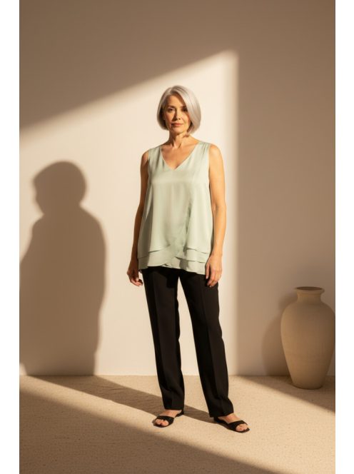 Frank Lyman Menta Holly Muszlin Top