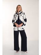 Frank Lyman Sötétkék-Fehér Rebecca Blézer