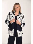 Frank Lyman Sötétkék-Fehér Rebecca Blézer