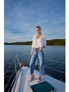 Frank Lyman Farmerkék Virágos Azul Nadrág