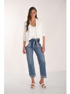 Frank Lyman Farmerkék Virágos Azul Nadrág