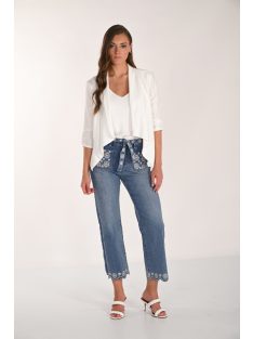 Frank Lyman Farmerkék Virágos Azul Nadrág