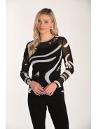 Frank Lyman Fekete-Fehér Zulu Felső