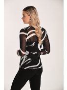 Frank Lyman Fekete-Fehér Zulu Felső