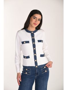 Frank Lyman Ekrü-Kék Galla Blézer