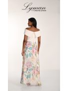 Frank Lyman Ekrü-Színes Mintás Delina Ruha