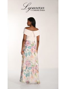 Frank Lyman Ekrü-Színes Mintás Delina Ruha