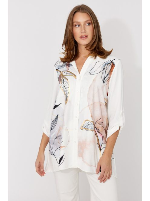 Frank Lyman Virágmintás Gombos Ing