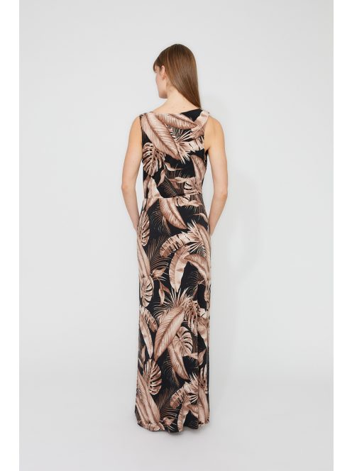 Frank Lyman Fekete-Bronz Virágos Ruha