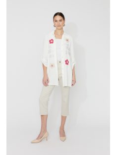 Frank Lyman Fehér-Virágmintás Della Ing