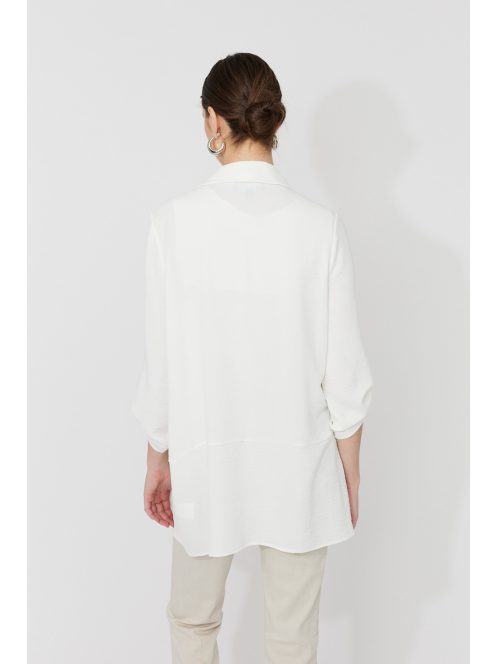 Frank Lyman Fehér-Virágmintás Della Ing