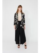 Frank Lyman Fekete-Beige Absztrakt Mintás Blézer