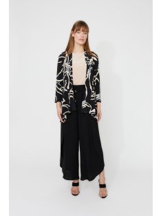 Frank Lyman Fekete-Beige Absztrakt Mintás Blézer