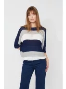 Frank Lyman Csíkos Horgolt Felső