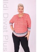 Joy Of Life Aszték Korall-Kék Blúz