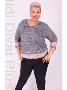 Joy Of Life Aszték Kék-Korall Blúz