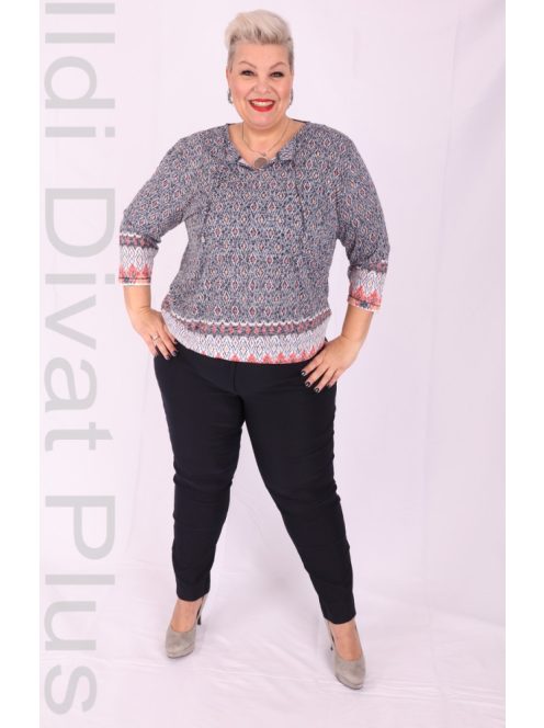 Joy Of Life Aszték Kék-Korall Blúz