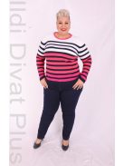 Joy Of Life Roli Vékony Kék-Pink Kötött Felső