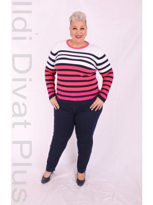 Joy Of Life Roli Vékony Kék-Pink Kötött Felső