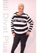 Joy Of Life Fehér-Kék Csíkos NYC Felső