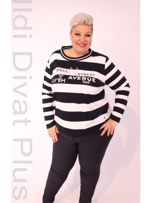Joy Of Life Fehér-Kék Csíkos NYC Felső