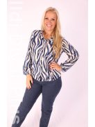 Joy Of Life Beige-Kék Mintás Lina Ing