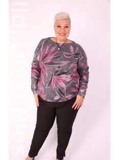 Joy Of Life Szürke-Pink Viola Felső