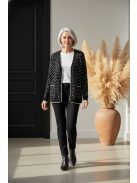 Joy Of Life Fekete-Fehér Pöttyös Zizi Kardigán