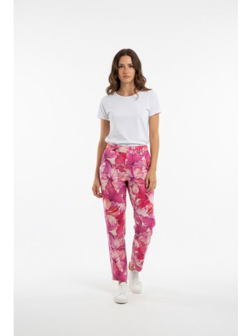 Joy Of Life Fehér-Pink Liliom Nadrág