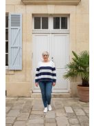 Joy Of Life Fehér-Kék Csíkos Felső