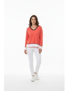 Joy Of Life Narancs-Fehér Tima Felső