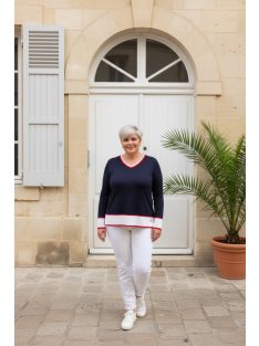 Joy Of Life Kék-Fehér Tima Felső