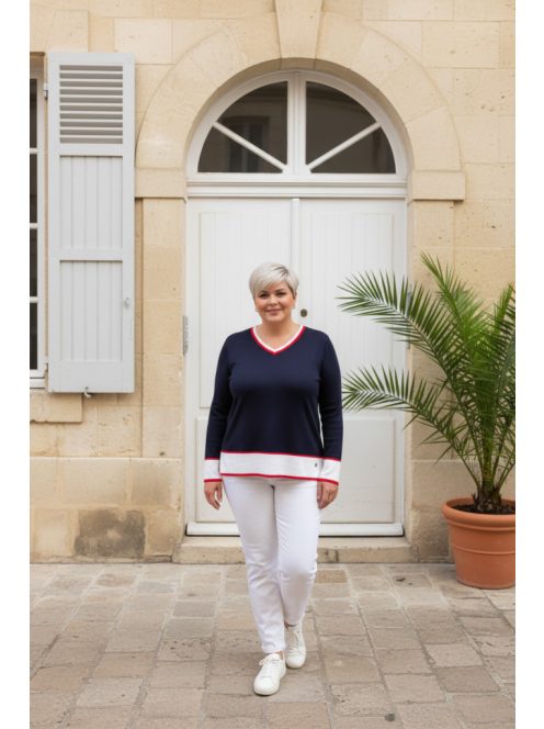 Joy Of Life Kék-Fehér Tima Felső