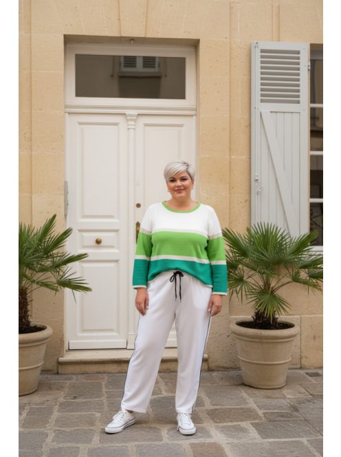 Joy Of Life Fehér-Zöld Benny Felső