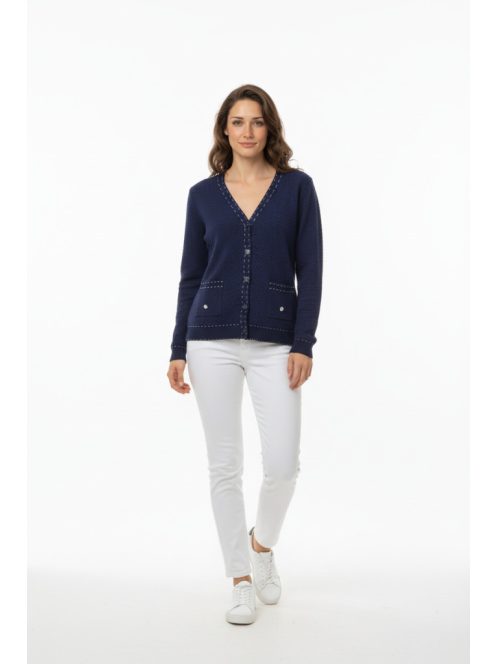 Joy Of Life Sötétkék Killi Kardigán