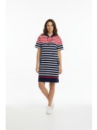 Joy Of Life Kék-Piros Csíkos Dotty Ruha
