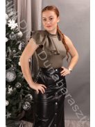 Kikiriki Khaki Fodros Vállú Body