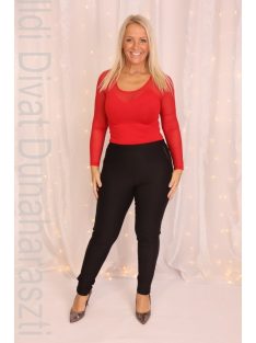 Kikiriki Piros Neccbetétes Body