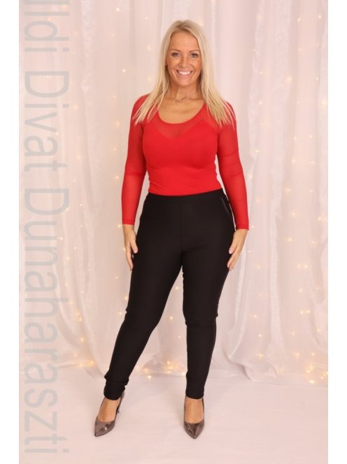 Kikiriki Piros Neccbetétes Body