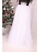 Kikiriki Fehér Tüll Maxi Szoknya-S