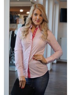 Konstantin Rózsaszín Kockás Ing